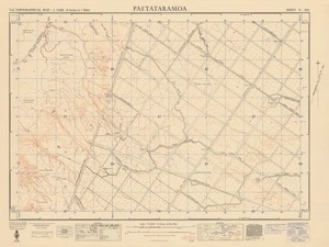 Paetataramoa / drawn and published by the Lands and Survey Dept., N.Z.