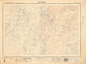 Guthrie / drawn and published by the Lands and Survey Dept., N.Z.
