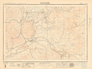 Atiamuri / drawn and published by the Lands and Survey Dept., N.Z.