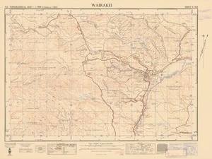 Wairakei / drawn and published by the Lands and Survey Dept., N.Z.