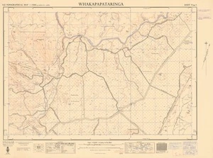 Whakapapataringa / drawn and published by the Lands and Survey Dept., N.Z.