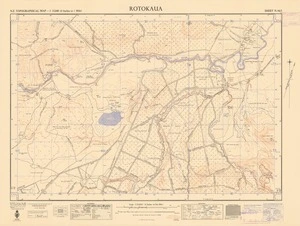 Rotokaua / drawn and published by the Lands and Survey Dept., N.Z.