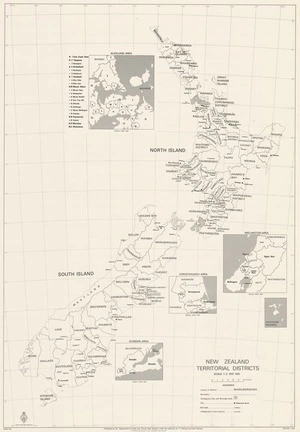 New Zealand territorial districts.