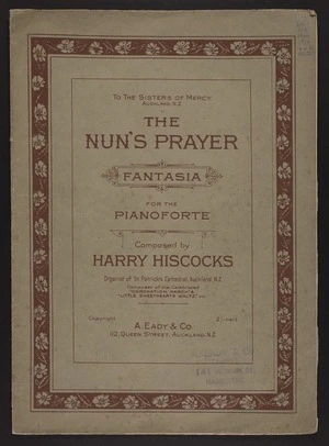 The nun's prayer : fantasia for the pianoforte / composed by Harry Hiscocks.