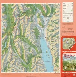 Map of Routeburn Track.