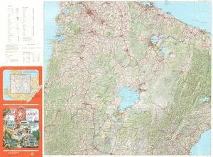 Touring map of central North Island.
