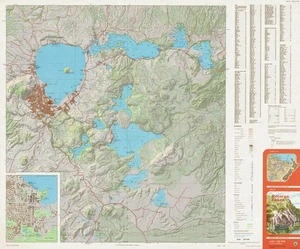 Map of Rotorua Lakes.