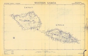 Western Samoa / drawn by J.F. Fidow.