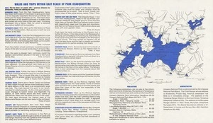 Urewera National Park : Lake Waikaremoana : information / Urewera National Park Board.