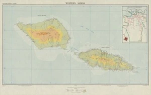 Western Samoa / drawn by O. Tomane.