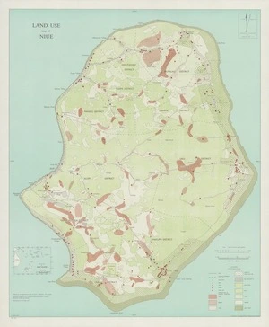 Land use map of Niue  / produced by the Dept. of Lands & Survey ; information supplied by the Geography Dept., Massey University, Palmerston North, N.Z. ; field survey by A. C. Walsh, 1971.
