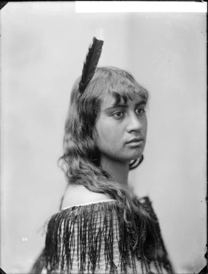 Te Onetu Metekingi - Photograph taken by William Henry Thomas Partington