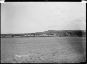 Raglan from Te Akau Hills, 1910 - Photograph taken by Gilmour Brothers