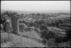 View of Corfe Castle village, Dorset
