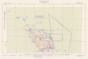 Aeronautical chart ICAO 1:500000. Kaitaia SE 36/172.