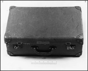 Suitcase, similar to the one involved in the Trades Hall bombing, Wellington
