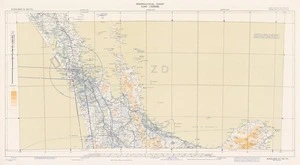 Aeronautical chart ICAO 1:500000. Auckland SE 38/173¹/₂.