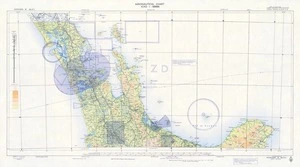 Aeronautical chart ICAO 1:500000. Auckland SE 38/173¹/₂.