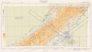 Aeronautical chart ICAO 1:500000. Christchurch SE 44/168¹/₂.