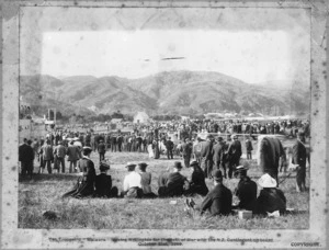 Crowd at race course (possibly Trentham)