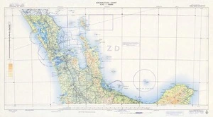 Aeronautical chart ICAO 1:500000. Auckland SE 38/173¹/₂.