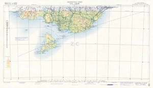 Aeronautical chart ICAO 1:500000. Invercargill SE 48/166¹/₂.