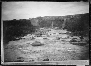 Bridge over the Waiaua River at Opunake - Photograph taken by Sinclair & Duncan