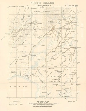 Featherston / compiled from cadastral maps of the Lands and Survey Department.