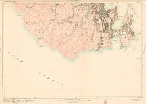 Topographical survey, Wellington District / prepared under the direction of the Dominion Section of the Imperial General Staff, Headquarters, Wellington.