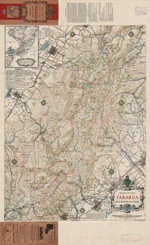 Map of the Tararua mountain system / compiled and drawn by W G Harding.