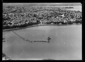 St Marys Bay reclamation for Auckland Harbour Bridge
