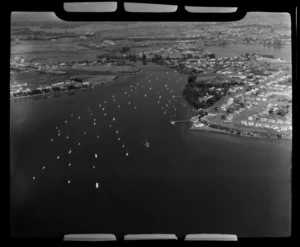 Boats moored, Panmure, Auckland