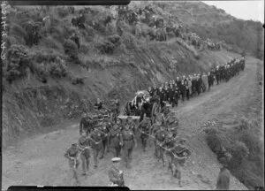 State funeral of Prime Minister William Ferguson Massey, Miramar, Wellington