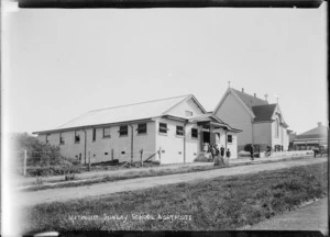 View of the Methodist Sunday School and church, Northcote
