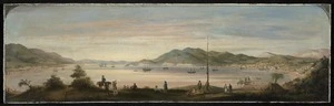 [Smith, William Mein] 1799-1869 :[The harbour of Port Nicholson and the town of Wellington. 1842]