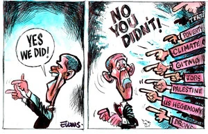 Obama term ends