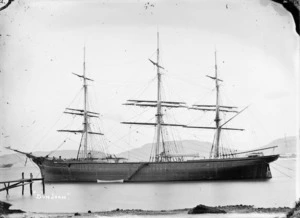 The sailing ship Don Juan at Port Chalmers