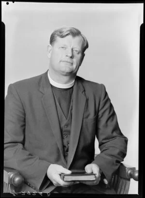 Reverend Allan Pyatt, Dean of Christchurch Cathedral in 1962