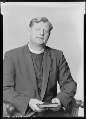 Reverend Allan Pyatt, Dean of Christchurch Cathedral in 1962