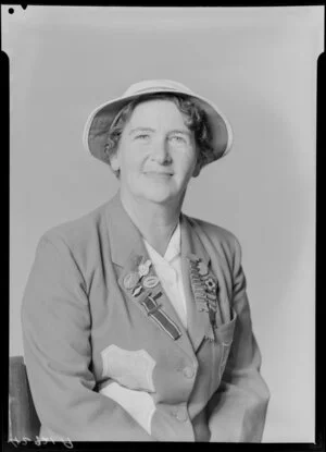 Mrs L E Tricker, Lower Hutt Ladies Bowling Club champion