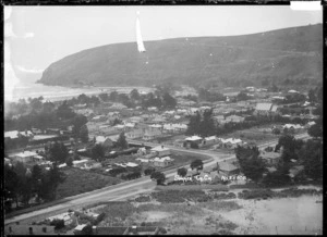 View of the township of Sumner, near Christchurch