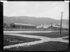 Ngaruawahia Railway Station, circa 1910