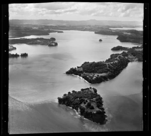 Mahurangi Harbour with Casnell Island, Brownes Bay, and Cowan Bay, Auckland Region