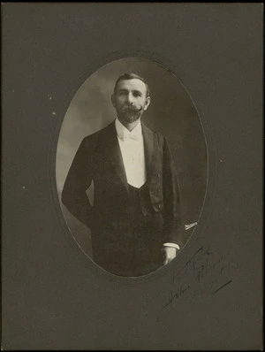 Portrait of the New Zealand singer, John Prouse - Photograph taken by Marceau, Los Angeles.