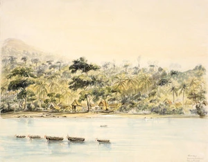 Bent, Thomas, 1833?-1887 :Guassup, Woodlark Island. July 27th 1858.