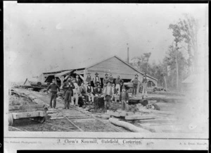 J Chew's Sawmill, Dalefield, Carterton