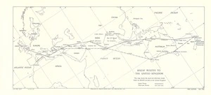 RNZAF routes to the United Kingdom.