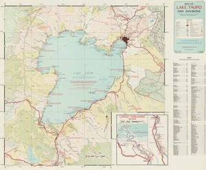 Map of Lake Taupo and environs / D. McCormack, Oct. 1955.
