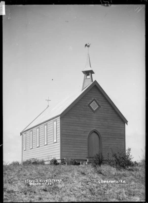 St Paul's Church, Te Uku, Raglan, 1910 - Photograph taken by Gilmour Brothers