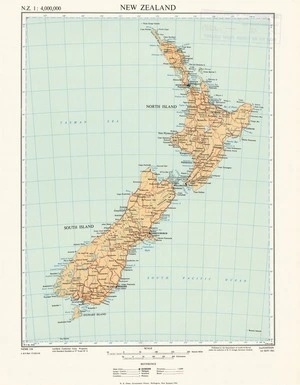 New Zealand / W.I.M. delt.